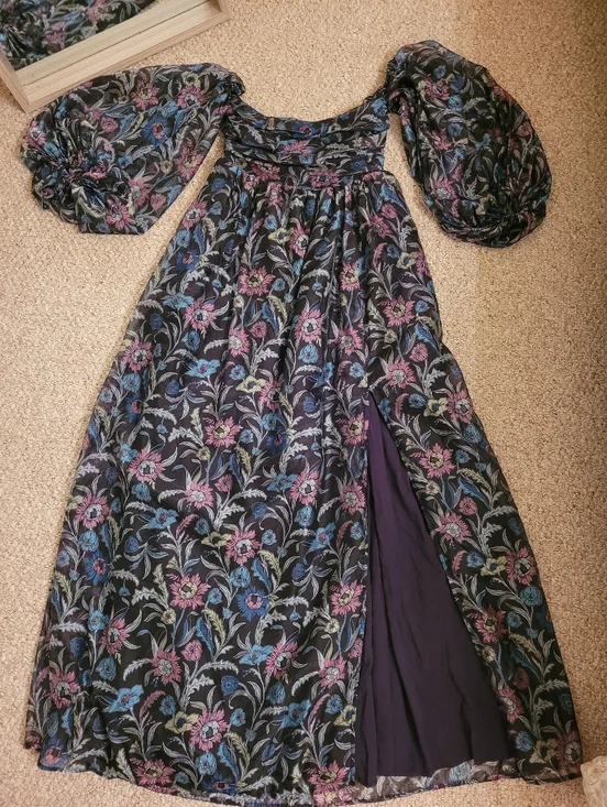 Anthropologie BHLDN Alissa Organza Maxi Dress. Gown - Picture 4 of 5